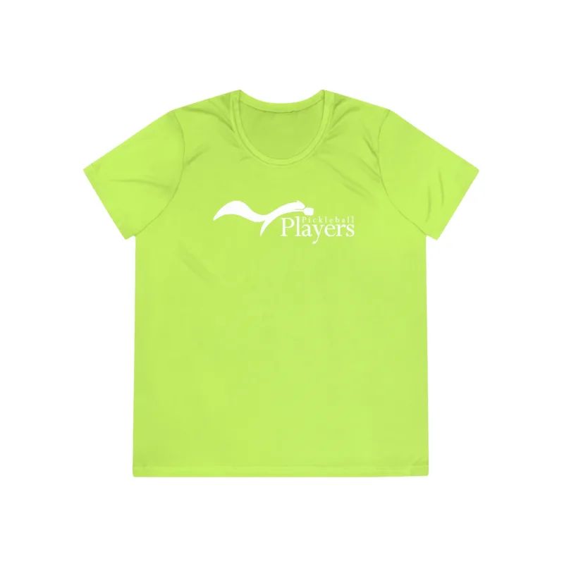 Women's-Specific Fit Moisture Wicking Players Pickleball Performance Tee