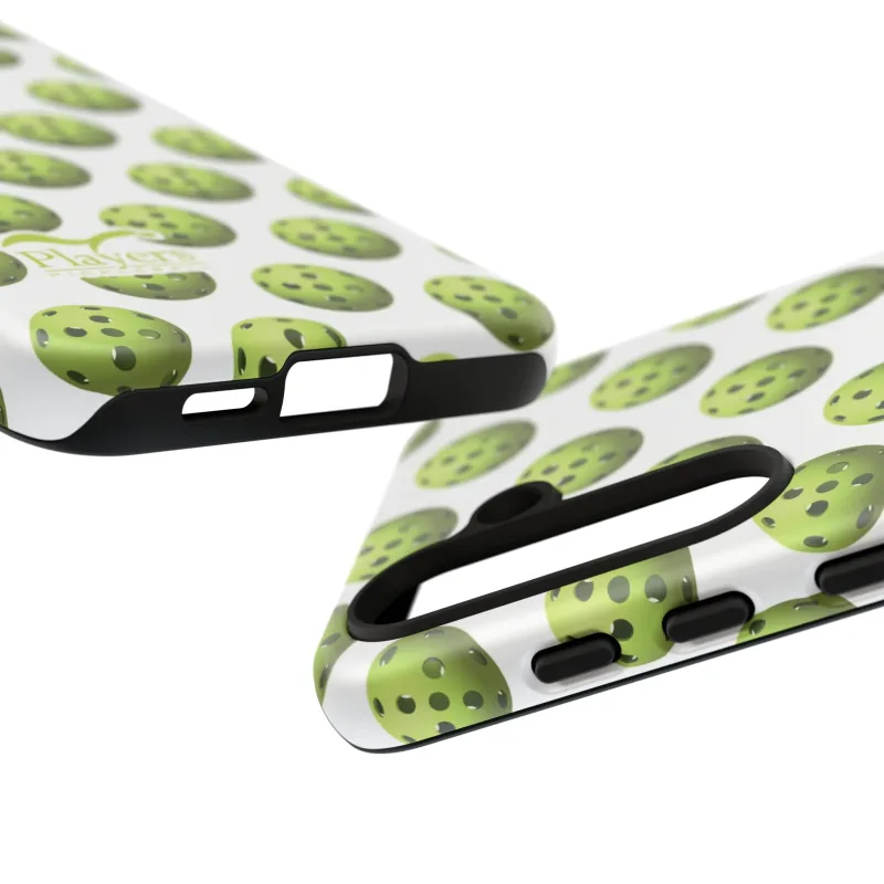 Pickleball Pattern Phone Cover (on White)