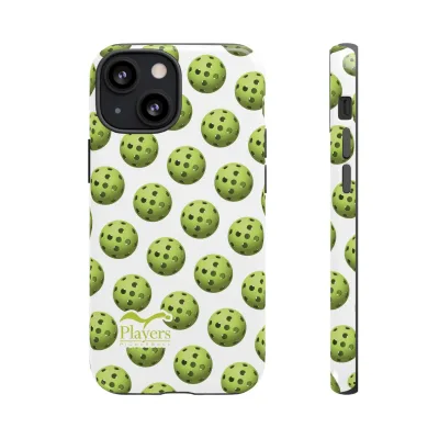 Pickleball Pattern Phone Cover (on White)