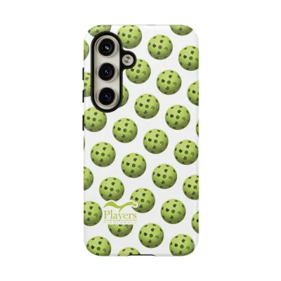 Pickleball Pattern Phone Cover (on White)