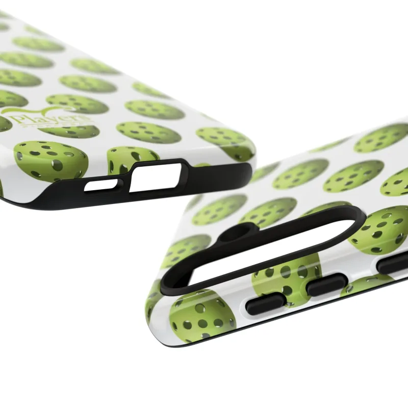 Pickleball Pattern Phone Cover (on White)