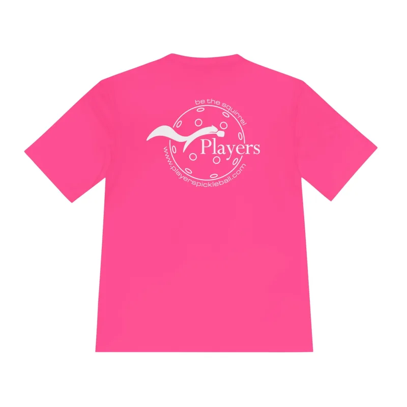 Unisex Moisture Wicking Players Pickleball Tee