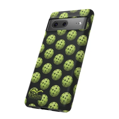 Pickleball Pattern Phone Cover (on Black)