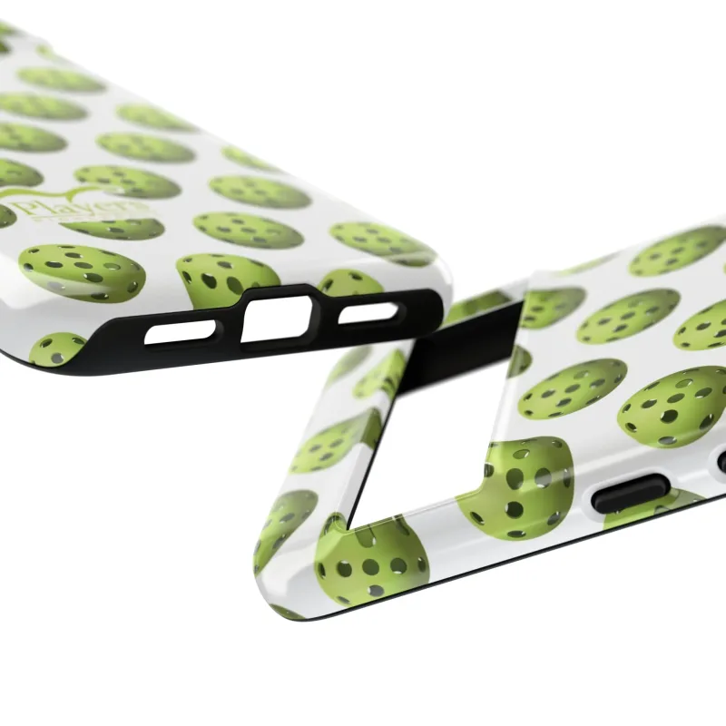Pickleball Pattern Phone Cover (on White)