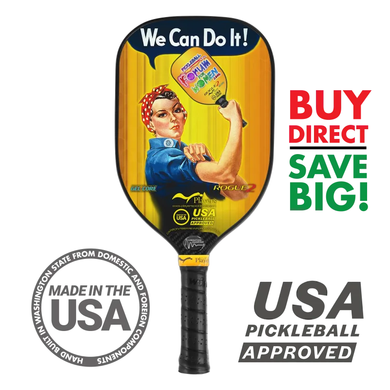 Rogue2 (Hybrid Shape) Gel-Core "Pickleball Forum for Women" Special Edition